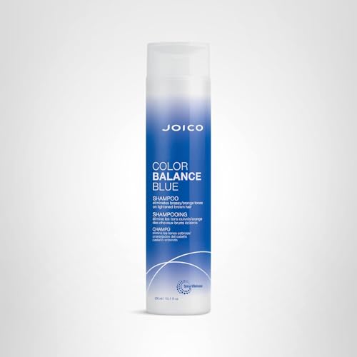 Daily-use routine with Joico Color Balance Blue Shampoo supports consistent color care.