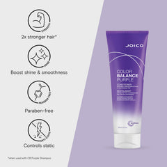 Joico Color Balance Purple Conditioner pump-top eases application while conditioning