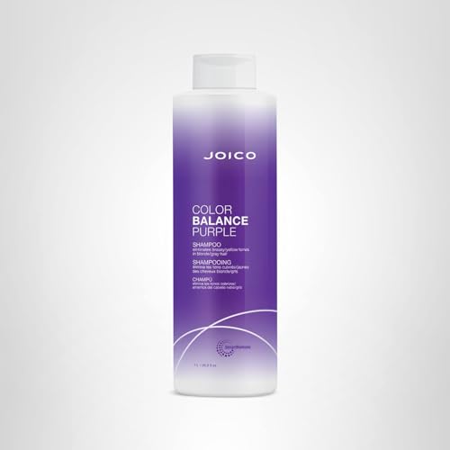 Joico Color Balance Purple Shampoo satin packaging for premium at home care.