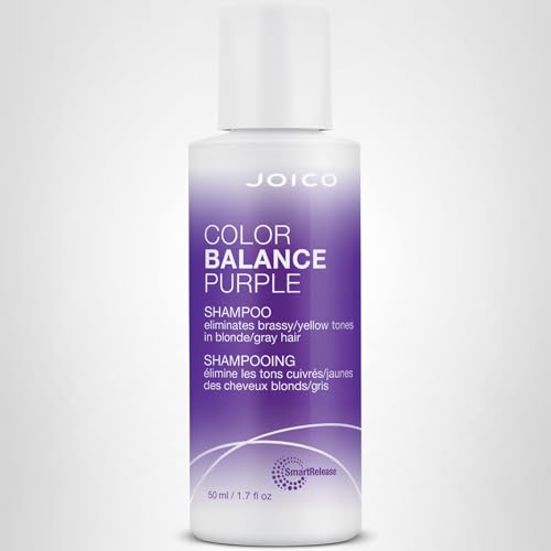 Cabello brillante y sano tras usar Joico Color Balance Púrpura.