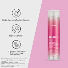 Joico Colorful Anti-Fade Shampoo: cabello teñido luce vibrante y suave al peinar