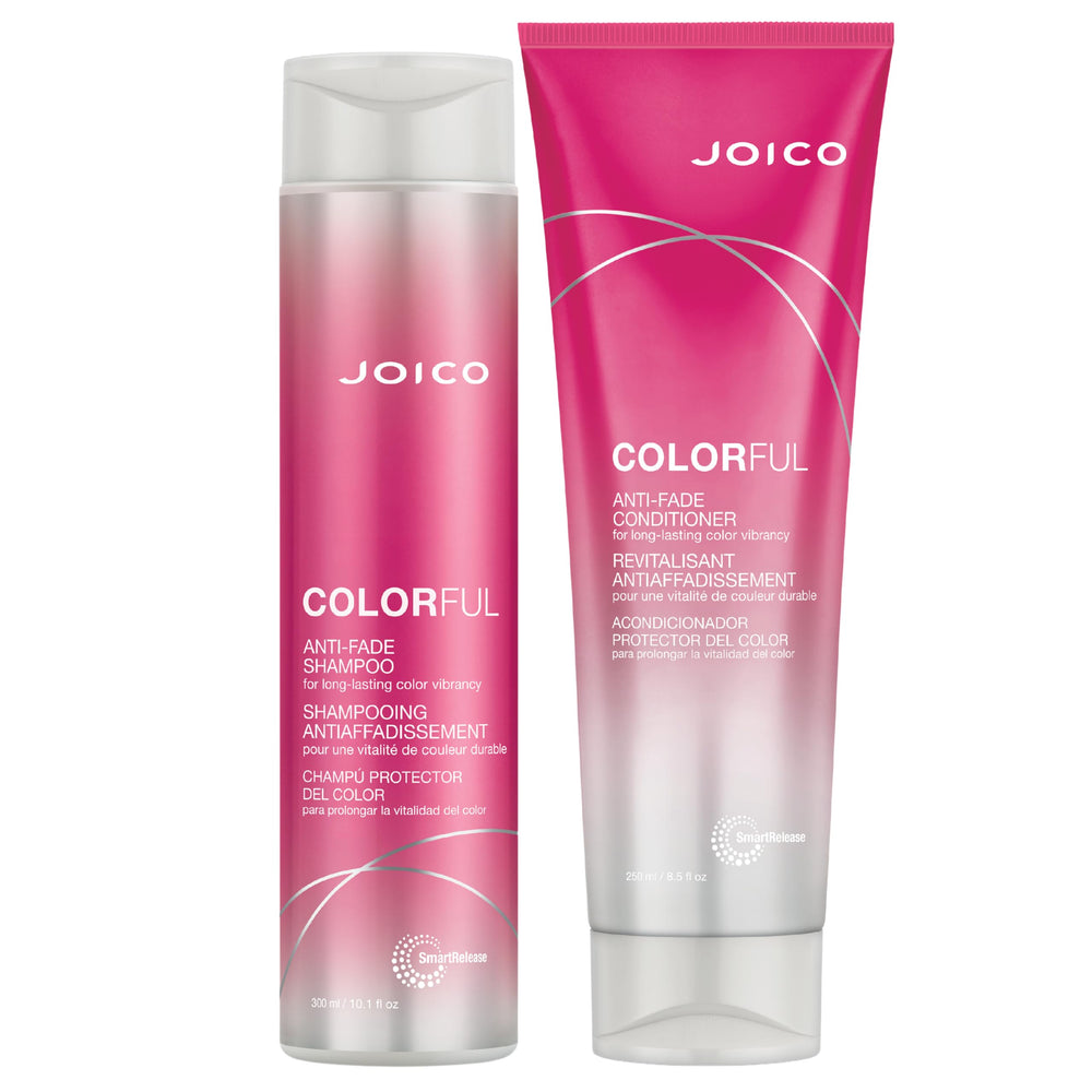 Joico Colorful Anti-Fade Shampoo bottle showing color protection
