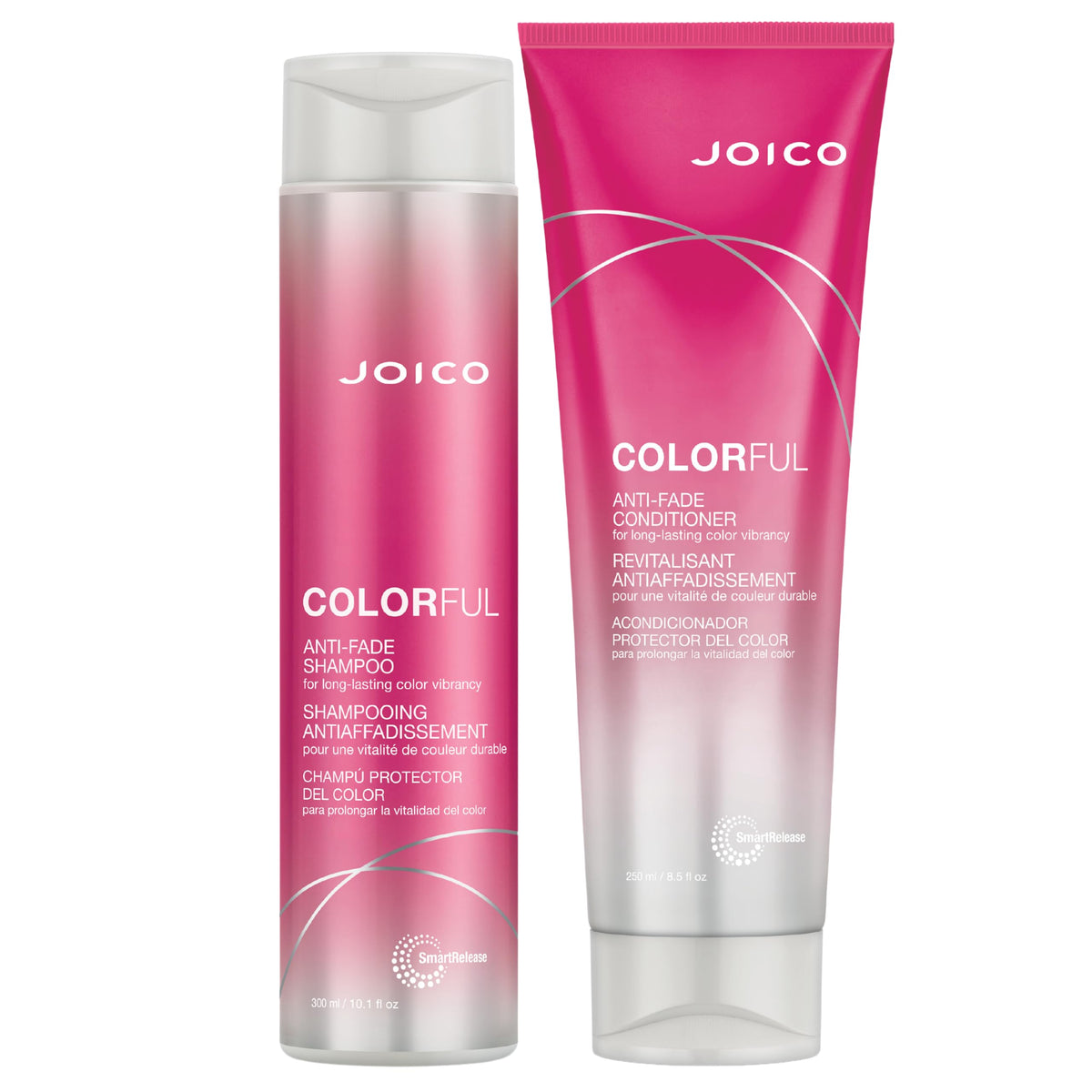Joico Colorful Anti-Fade Shampoo bottle showing color protection
