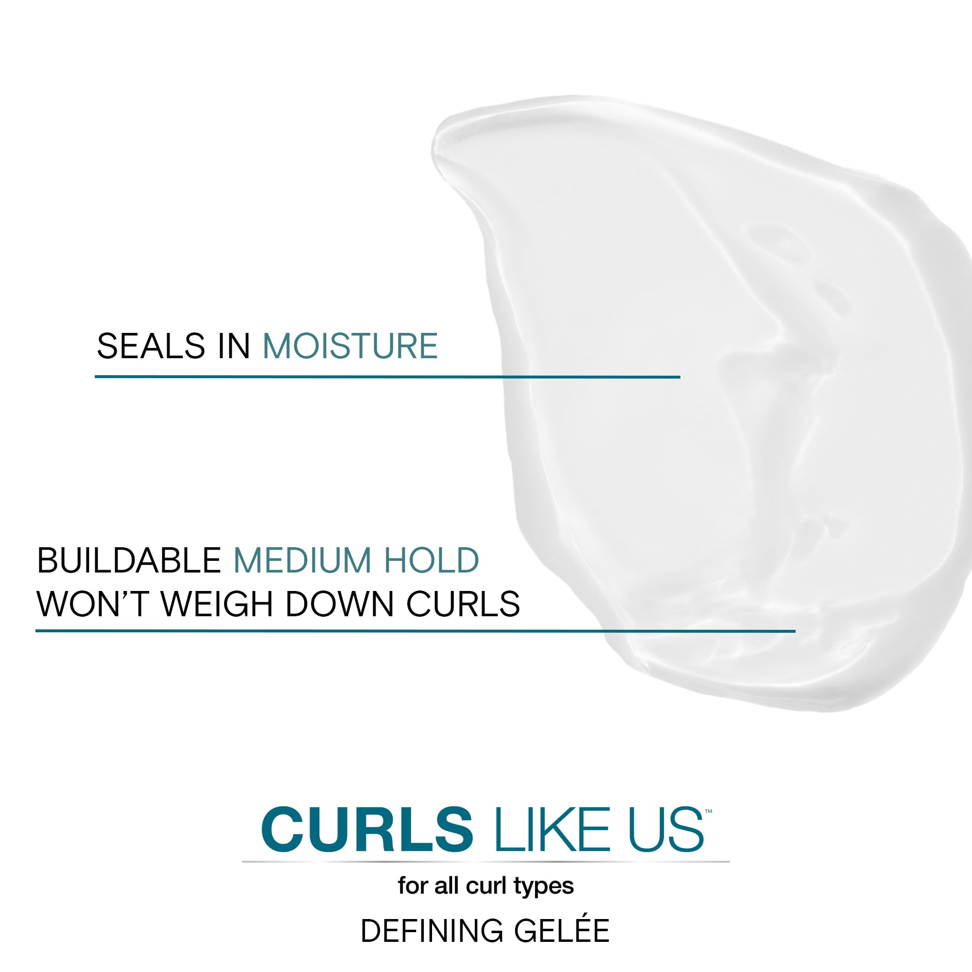 Joico Curls Like Us cast formation on curls indicating lasting shape.