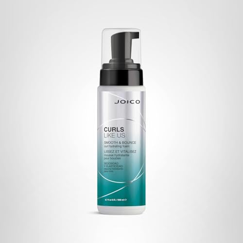 Daily routine shot featuring Joico Curls Like Us for moisture and resilience.