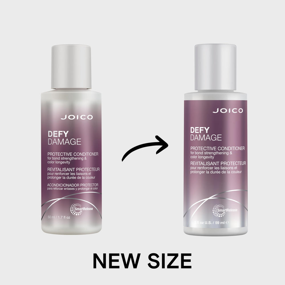 Arginina en Joico Defy Damage Condicionador ayuda a restaurar elasticidad.