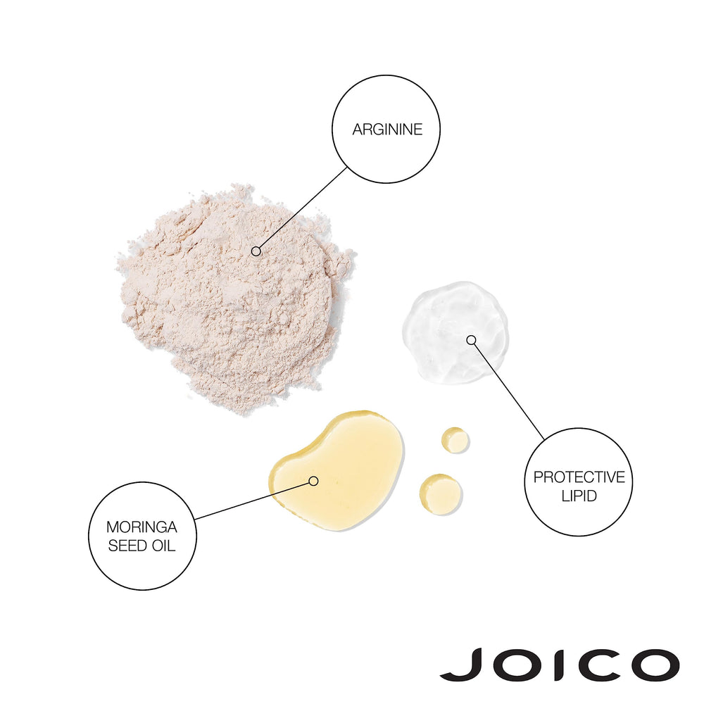 Joico Defy Damage conditioner bottle focusing on conditioning from root to tip.