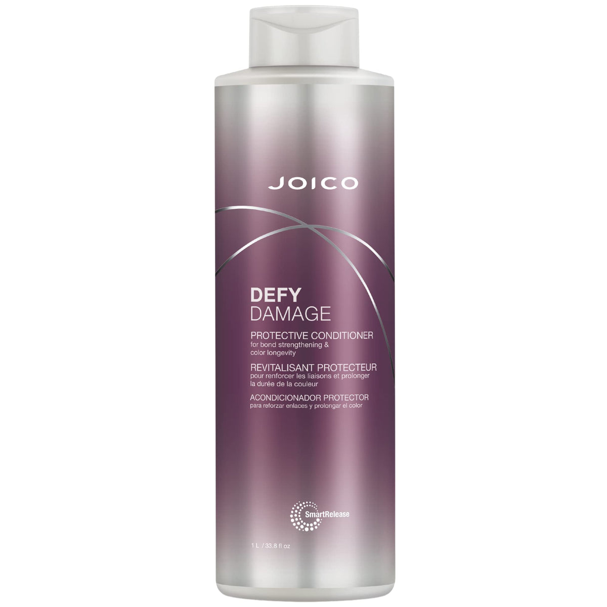 Joico Defy Damage Conditioner bottle showing color-safe formula for fragile hair