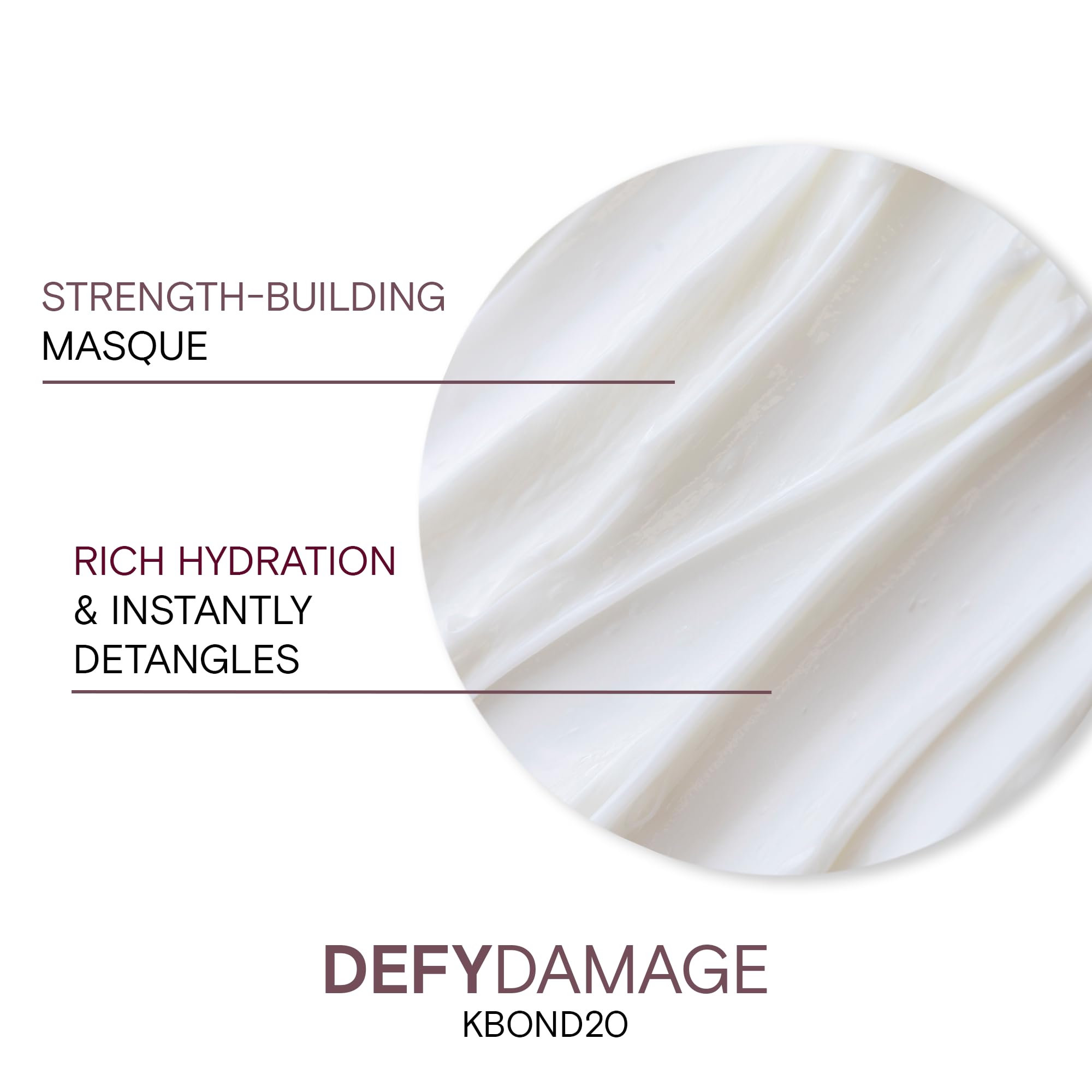 Shiny, healthy-looking hair treated with Joico Defy Damage KBOND20 Power Masque.