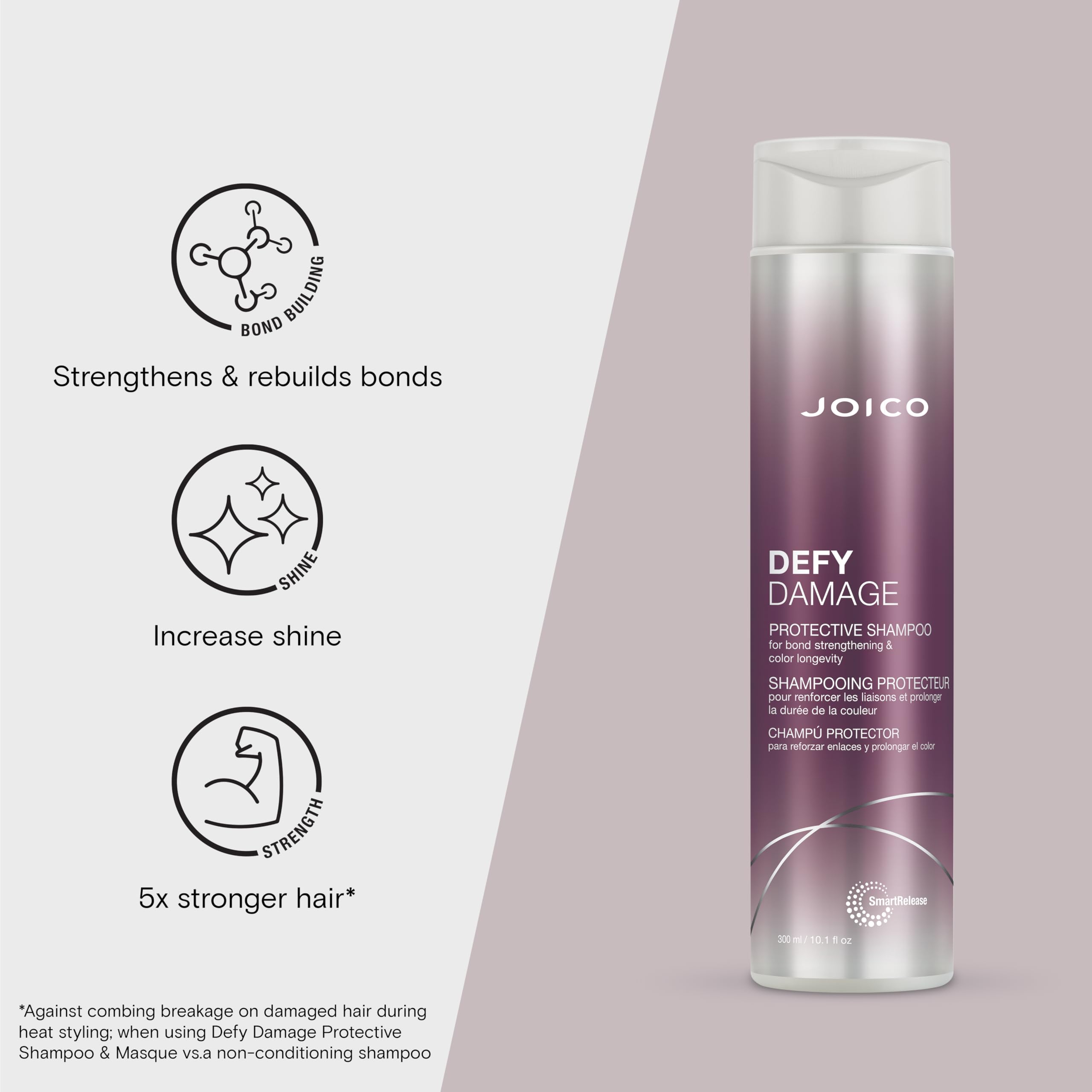 Joico Defy Damage Shampoo color protection for vibrant strands