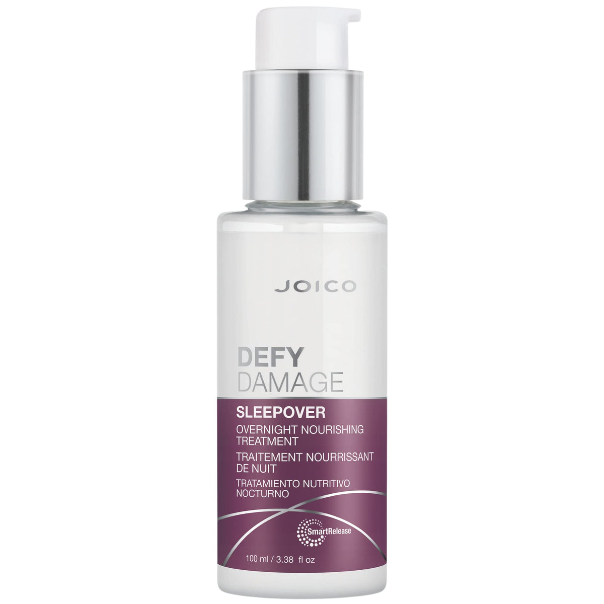 Joico Defy Damage Sleepover bottle highlights no-rinse overnight nourishment