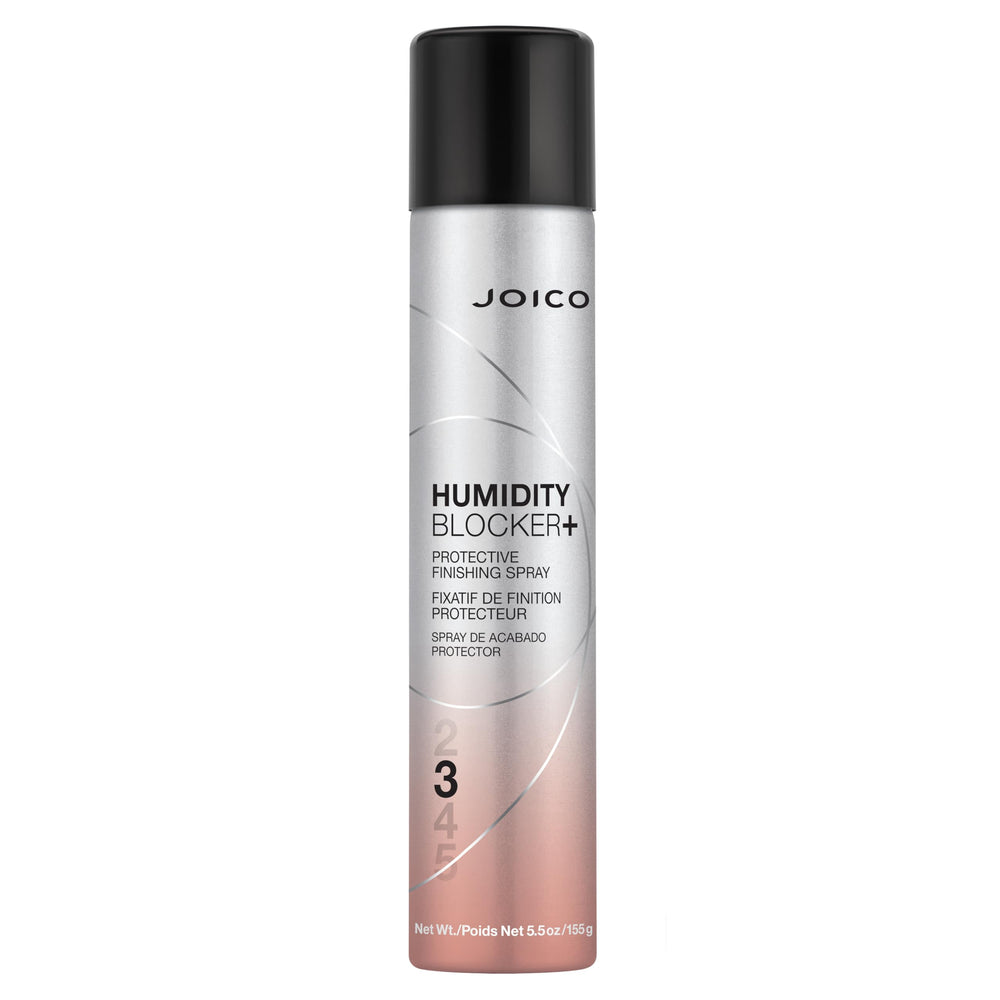 Joico Humidity Blocker bottle ready for frizz defense.