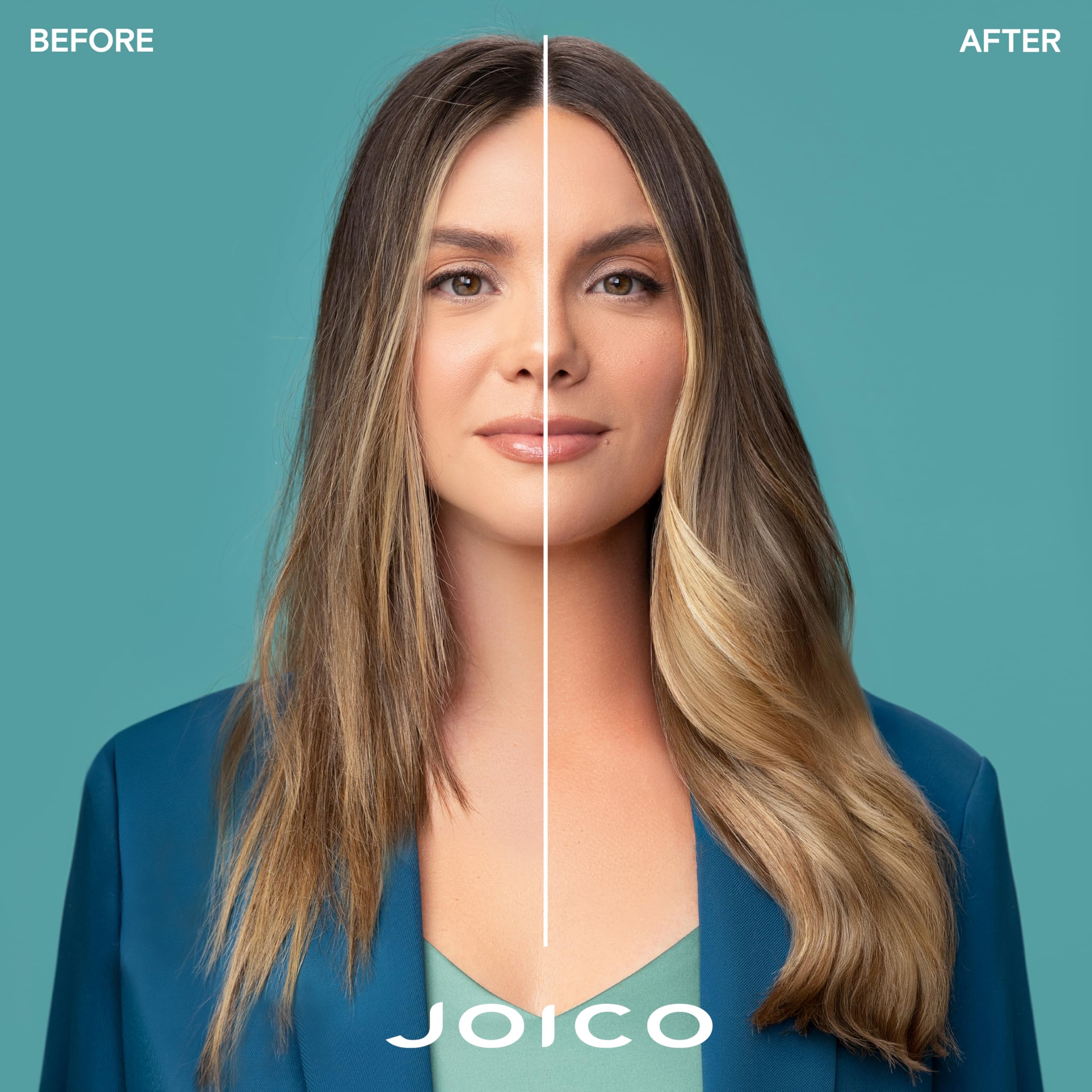 Joico HydraSplash bottle close-up highlighting moisturizing action for fine to medium hair.