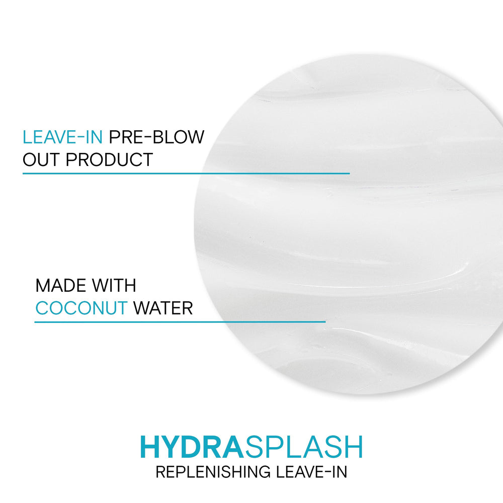 Joico HydraSplash hair prep shot highlights pre-styling benefits