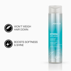 Joico Hydrasplash shampoo lather close-up cleansing without stripping moisture