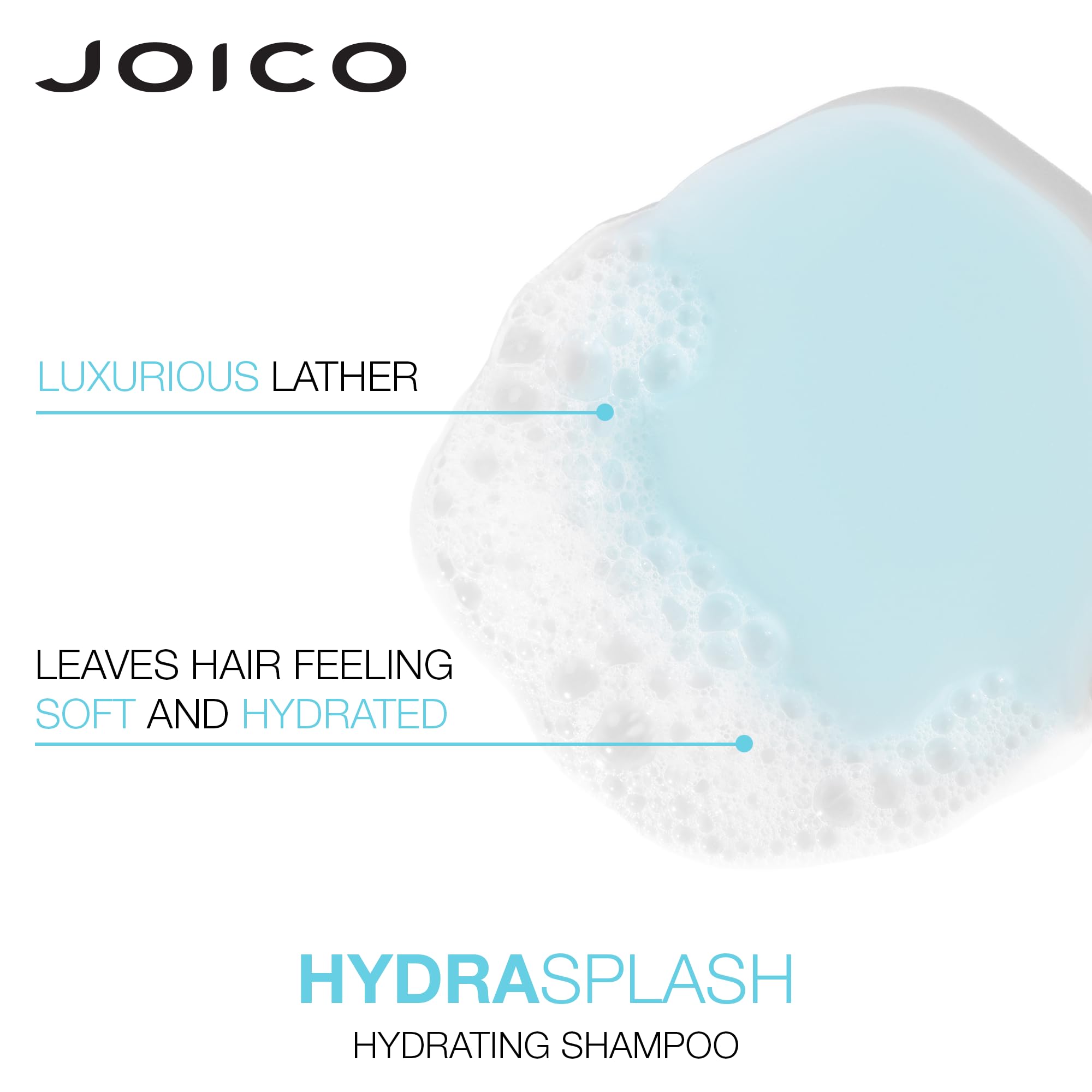 Joico Hydrasplash finished hair shows softness and natural shine