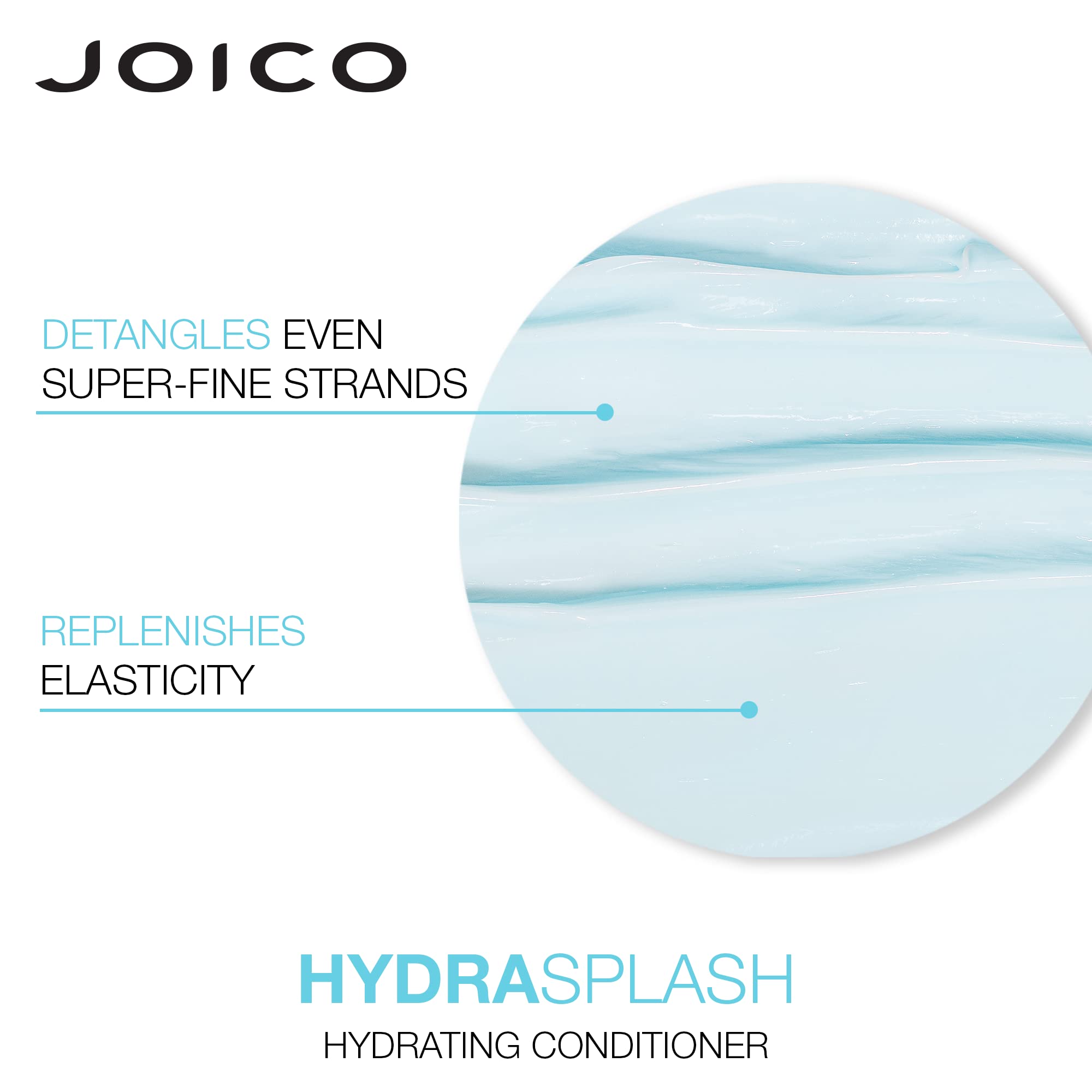 Joico Hydrasplash wet hair ready for styling with light detangling