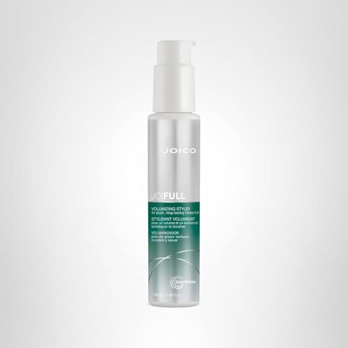 Joico JoiFULL lotus-elasticity image suggests healthier, more resilient hair with improved elasticity.