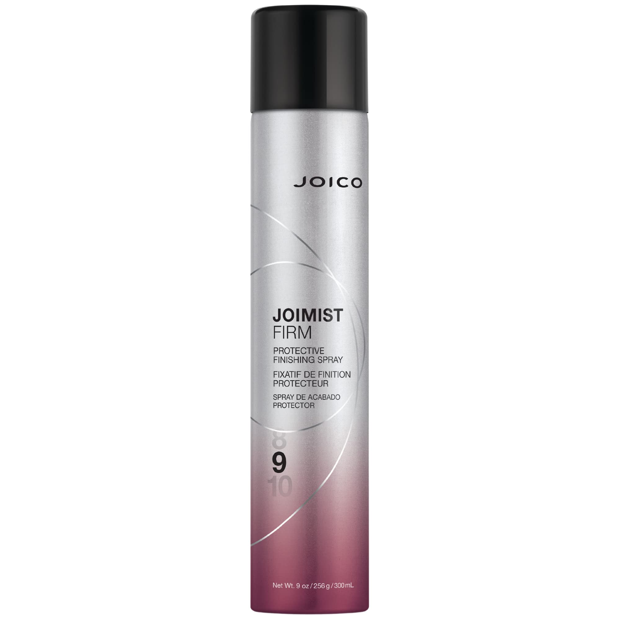 Joico JoiMist Firm bottle front view showing all-day hold and protection.