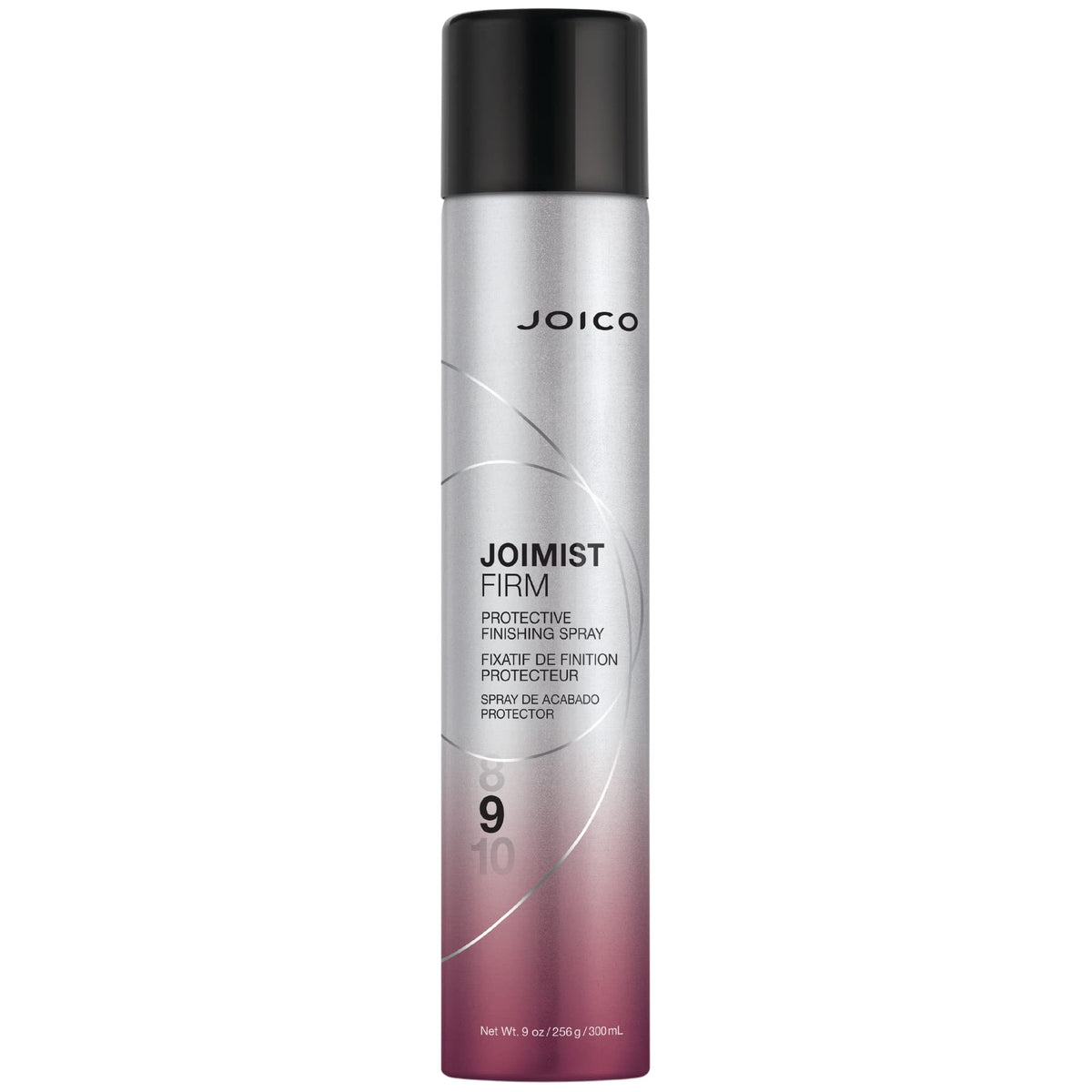 Joico JoiMist Firm bottle front view showing all-day hold and protection.