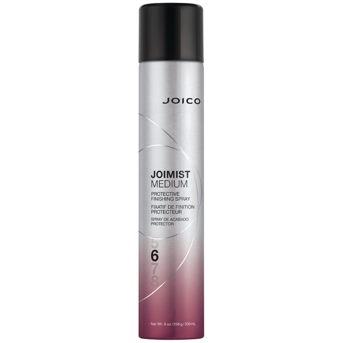 Joico JoiMist Medium protective finishing spray bottle with all day hold and humidity defense.