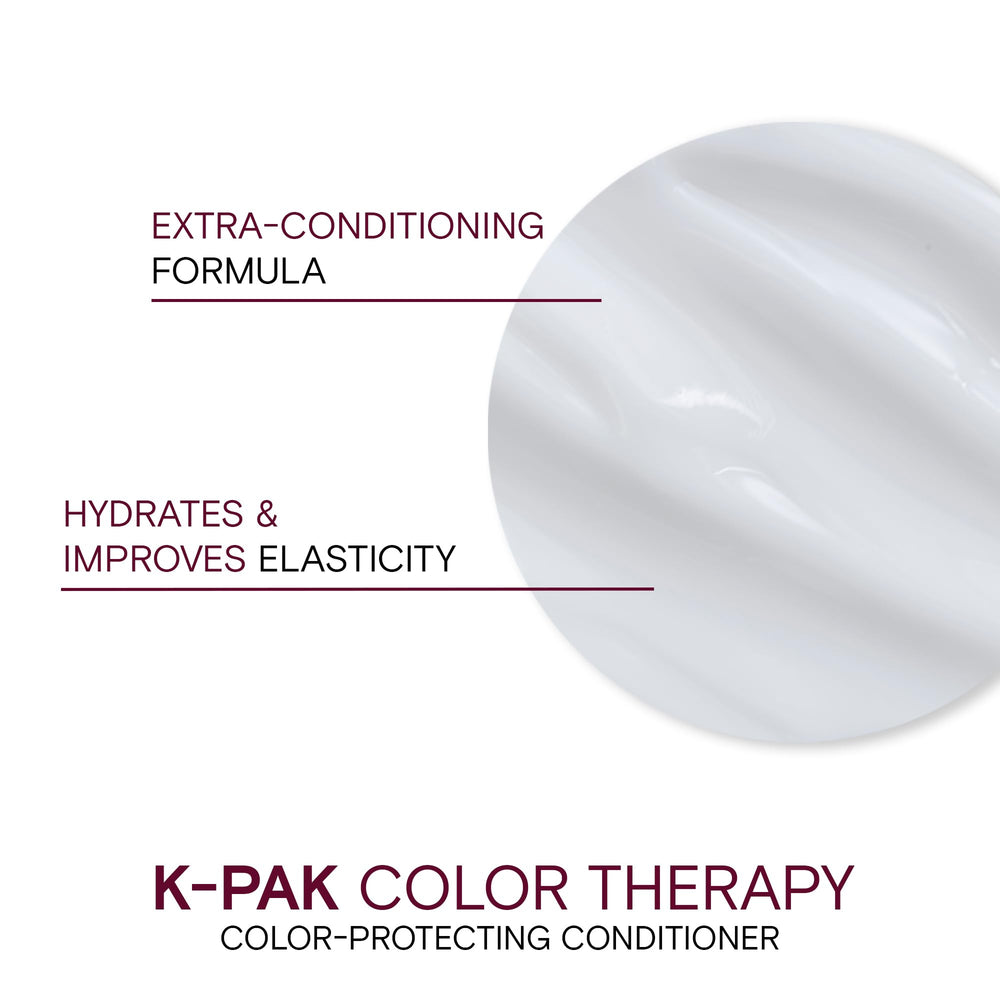 Creamy texture of Joico K-PAK Color Therapy Conditioner for hydrated color-treated hair