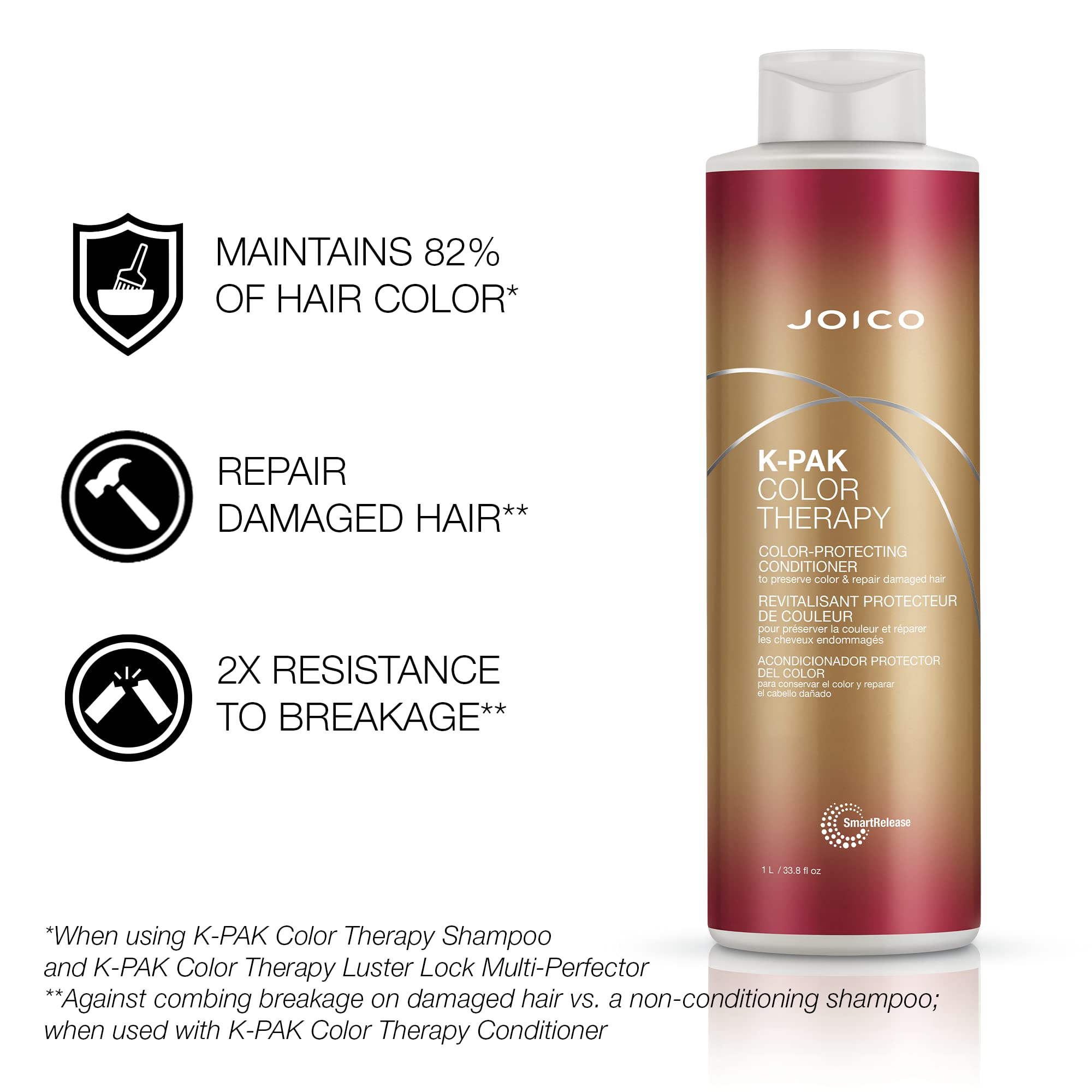 Close-up of Joico Color Therapy shampoo lather showing rich cleansing