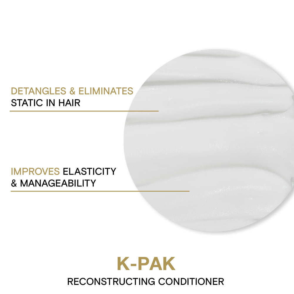 Joico K-PAK creamy texture close-up suggests detangling ease