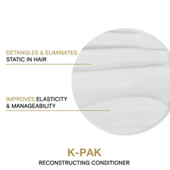 Joico K-PAK creamy texture close-up suggests detangling ease
