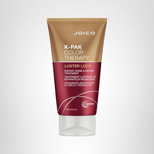 Joico K-PAK Color Therapy Luster Lock before after contrast shows color vitality