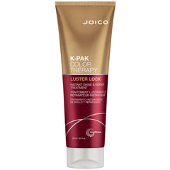 Joico K-PAK Color Therapy Luster Lock bottle highlights instant shine and repair for color-treated hair.