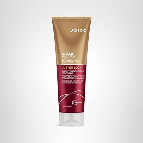 Joico K-PAK Color Therapy Luster Lock smart-release formula sustains repair during styling.
