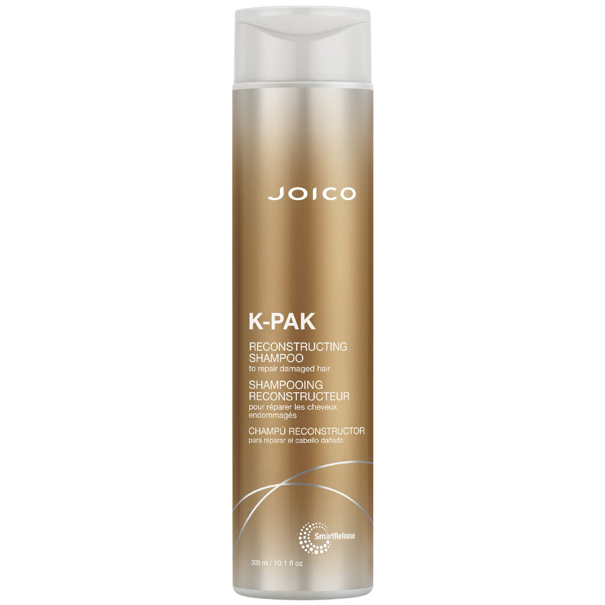 Joico K-PAK Daily Reconstructing Shampoo bottle front highlighting repair