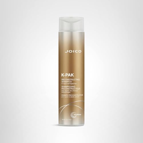 Healthy-looking strands after using Joico K-PAK Daily Reconstructing Shampoo