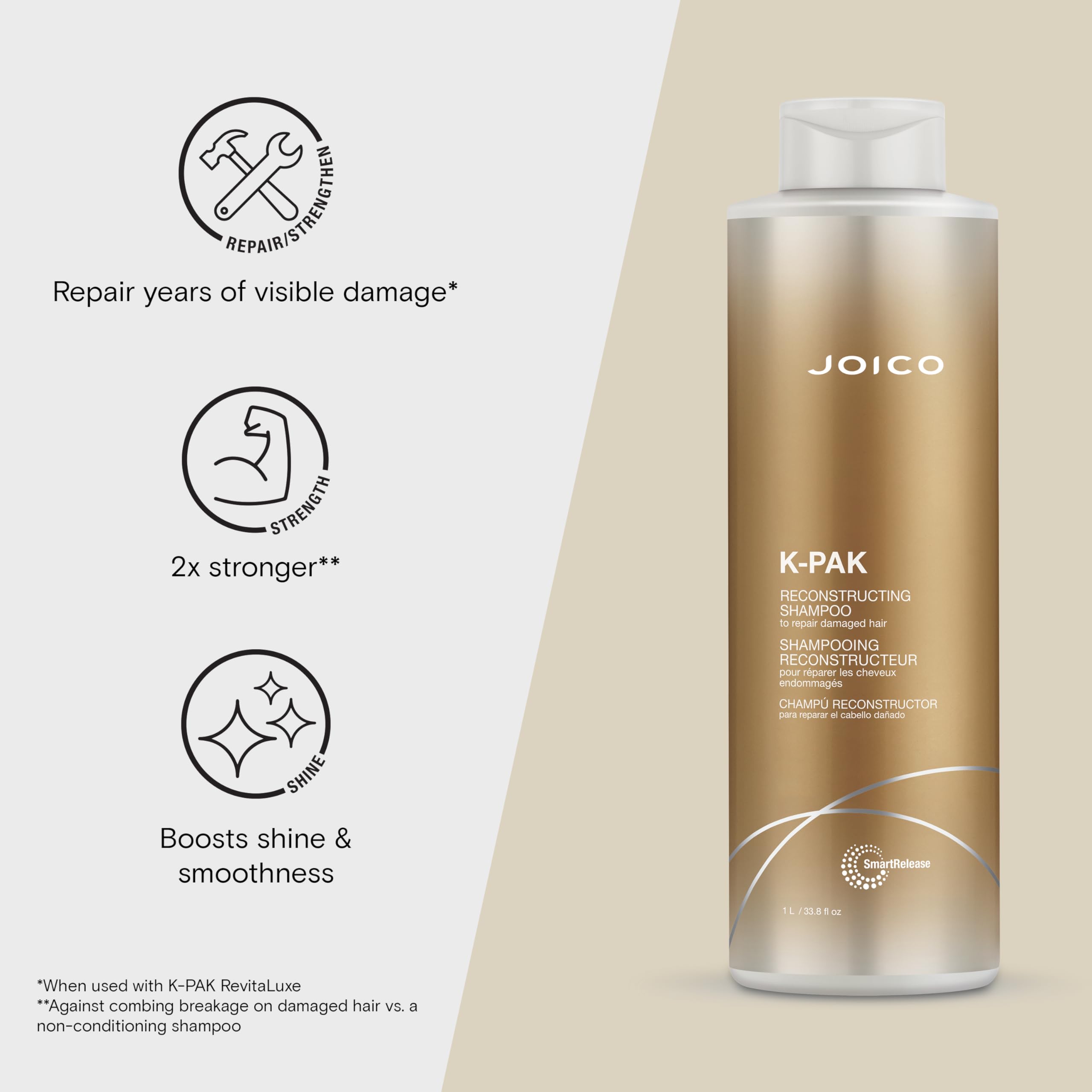 Joico K-PAK daily shampoo lather in bowl illustrating lush cleansing