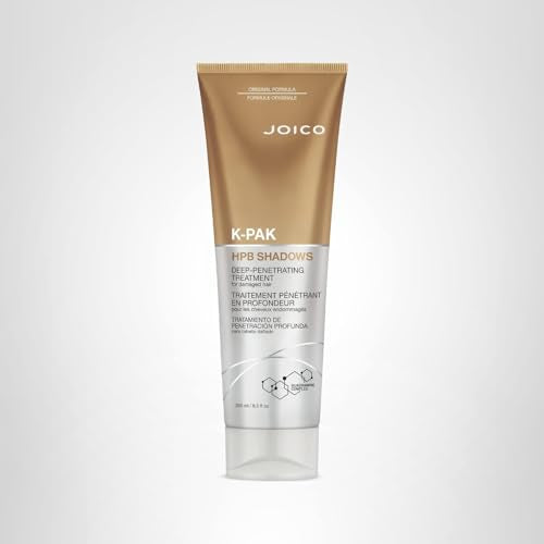 Joico K-PAK Reconstructor after-use hair shine suggests healthy-looking results