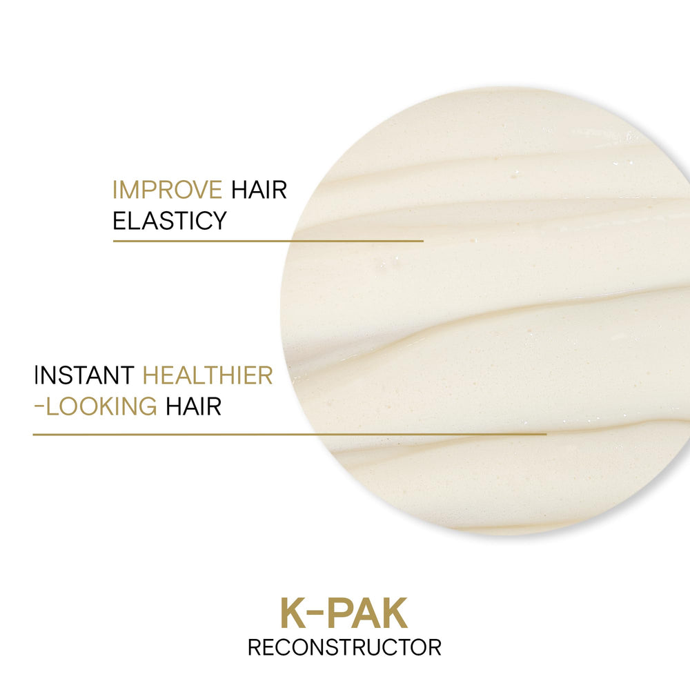 Joico K-PAK Reconstructor, ingredientes clave como Keratina para fortalecer.