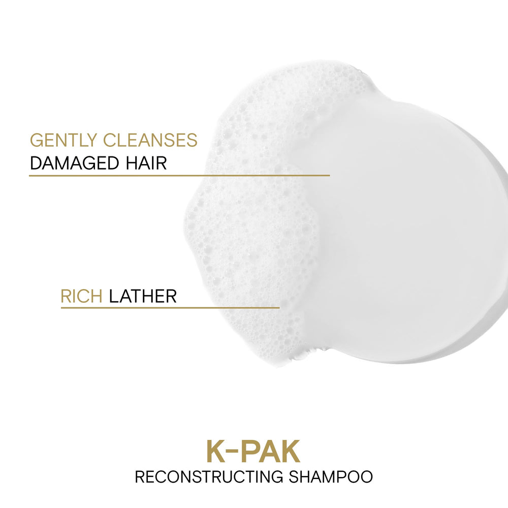 Joico K-PAK shampoo with keratin and guajava ingredients for protection