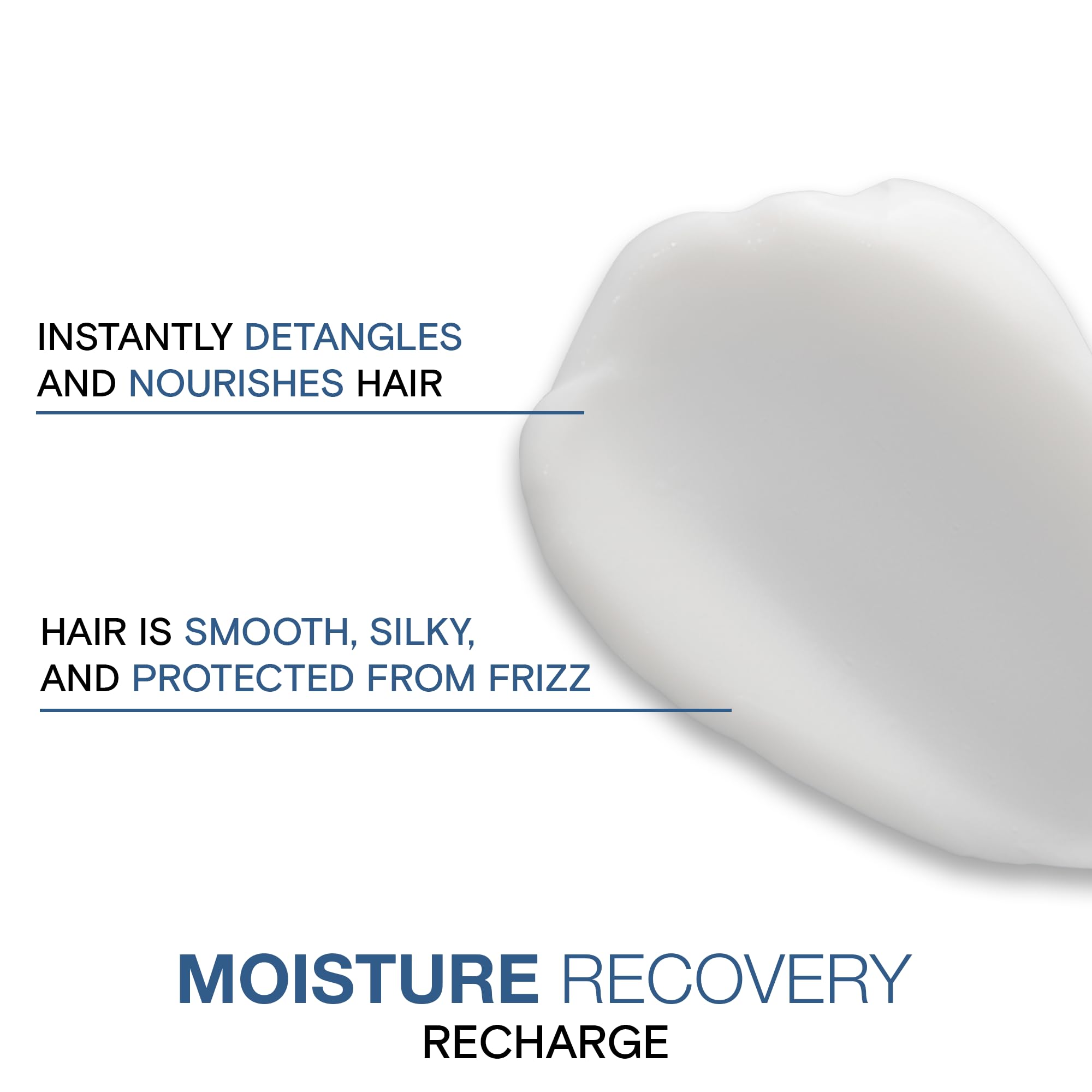 Joico Moisture Recovery Leave-In provides heat protection up to 450°F.