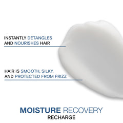 Joico Moisture Recovery Leave-In provides heat protection up to 450°F.