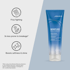 Sea kelp ingredients in Joico Moisture Recovery nourish hair for healthier-looking strands.