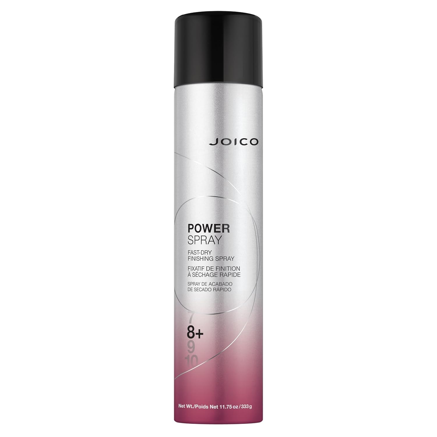 Joico Power Spray bottle ready for crystal clear finish and long hold.