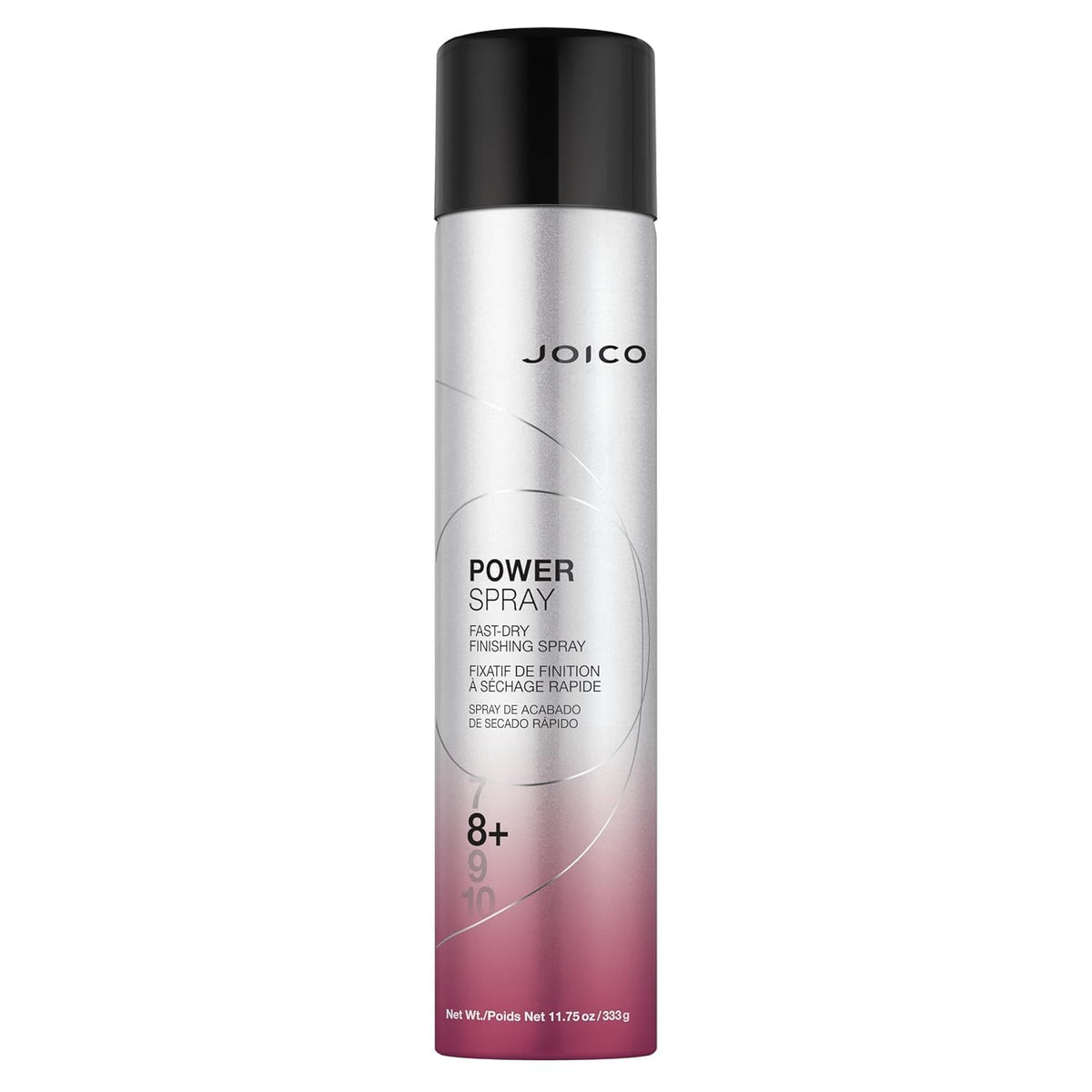 Joico Power Spray bottle ready for crystal clear finish and long hold.