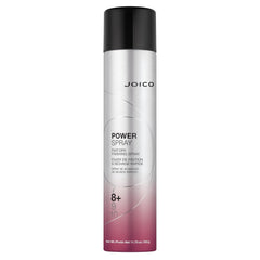 Joico Power Spray bottle ready for crystal clear finish and long hold.
