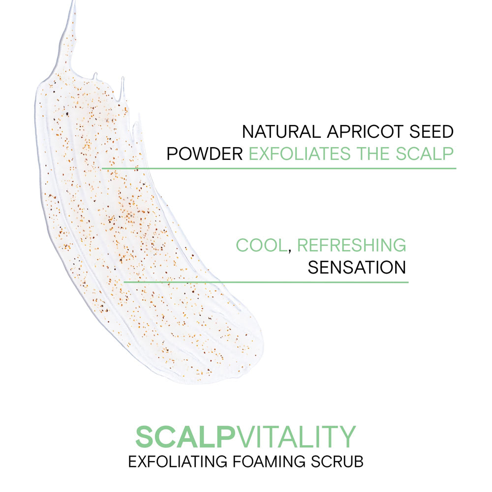 Joico Scalp Vitality balanced microbiome concept showing protective scalp balance.