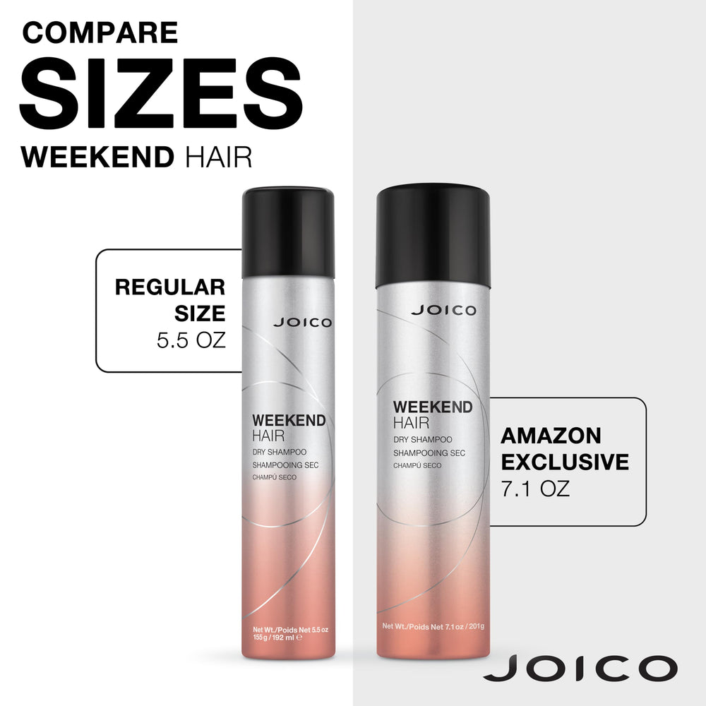Joico Weekend Hair Dry Shampoo adds light texture to strands