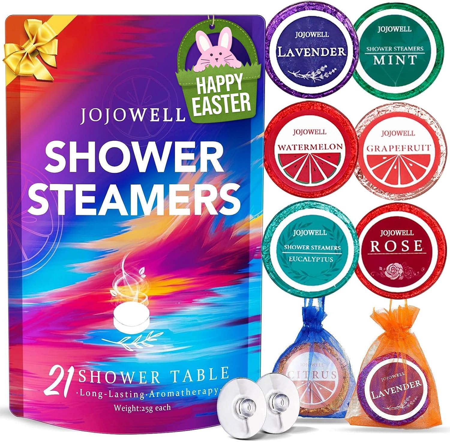 JoJowell bombas de ducha aromaterapia en set regalo para relajación en casa
