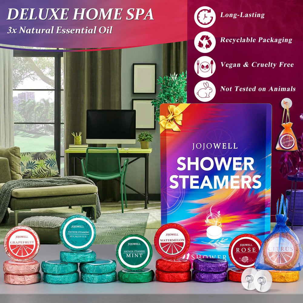 JoJowell set regalo 21 piezas para ducha aromática en cualquier habitación