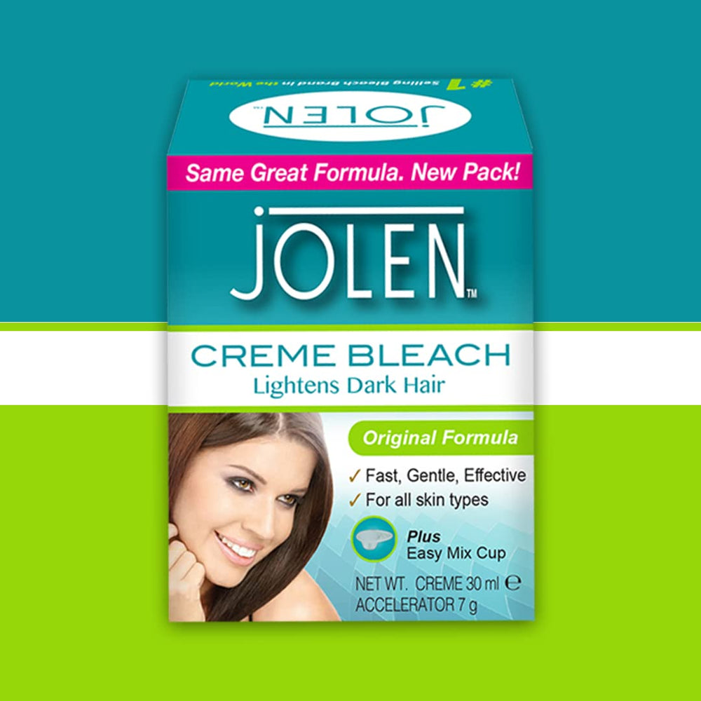 JOLEN creme bleach cream close-up showing smooth texture