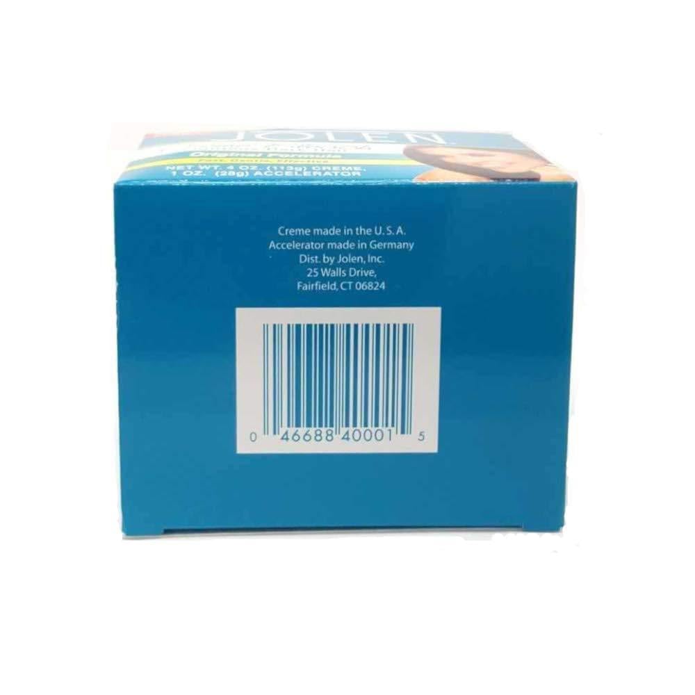 Soft applicator included with Jolen Creme Bleach Original Formula for precise application.